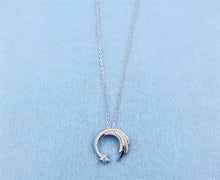 Load image into Gallery viewer, new original Silver Color  slip falling meteor micro-inlaid necklace Meteor Garden fashion trend jewelry