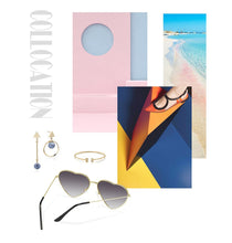 Load image into Gallery viewer, WUE Ladies Heart Shaped Sunglasses metal Women Brand Designer Fashion Rimless LOVE Clear Ocean Lenses Sun Glasses Oculos UV400