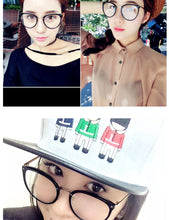 Load image into Gallery viewer, Eye Glasses Frame For Women Round Glasses Frame Women/Men Vintage Classic Computer Eyeglasses Frame for Women/Men