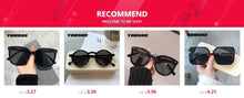 Load image into Gallery viewer, Classic Vintage Square Sunglasses Women Oversized Sunglass Woman Men Retro Black Sun Glasses Shades Goggle