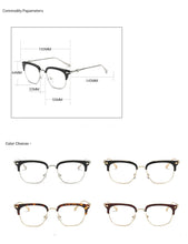 Load image into Gallery viewer, Vintage Optical Spectacles Men Women Eyeglasses Myopia Retro Transparent Glasses Frame Brand Designer Eye Glasses Oculos De Sol