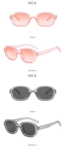 Oval Orange Yellow Frame Sunglasses Women Men Metal Hinge Red Tan Pink Lens UV400 Protection Model Style Sexy Ladies Eyewear