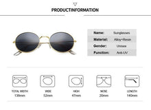 Load image into Gallery viewer, 2022 Retro Round Yellow Sunglasses Women Brand Designer Sun Glasses For Female Male/man Alloy Mirror Oculos De Sol