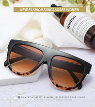 Load image into Gallery viewer, Oversized Women Sunglasses 2022 Shield Shape Luxy Design Big Frame Rivet Shades Sun glasses Woman UV400 sunglass zonnebril dames