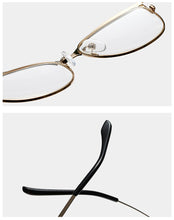 Carica l&#39;immagine nel visualizzatore di Gallery, Peekaboo women fashion glasses cat eye gold metal frame prescription eyeglasses female accessories pink green gift items