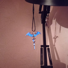 Load image into Gallery viewer, Luminous Glowing Arrow Pendant Necklace Knight Spear Necklace Glow In The Dark Pike Necklace for Women Men Halloween Gift