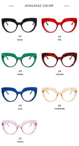 Cat Eye  Optical Glasses Women Men Vintage Clear Glasses Eyeglasses Frame Transparent Lens Spectacle Frame Prescription Unisex