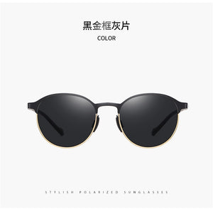 Polarized Round Metal Frame Woman Sun Glasses fishing Driving Sunglasses Brand NEW Fashion Sunglasses Female UV400