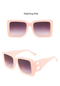 2022 Brand Square Sunglasses Woman Oversized Black Style Shades For Women Big Frame Fashion Sunglasses Female UV400 Glasses