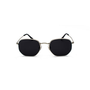 New Vintage Gold Sunglasses Men Square Metal Frame Silver Brown Black Small Sun Glasses Female Unisex Summer Style Shades