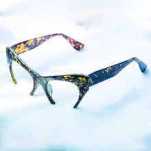 Carica l&#39;immagine nel visualizzatore di Gallery, Retro Half Frame Cat Eye Glasses Frames Women Optical Fashion Eyewear Computer Glasses