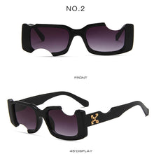 Carica l'immagine nel visualizzatore di Gallery, 2022 new men retro sunglasses men's fashion white sunglasses blue ladies sunglasses shadow retro white glasses