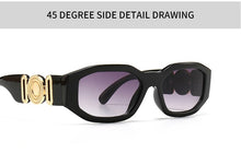 Load image into Gallery viewer, Vintage Steampunk Brand Design Luxury Small Frame Sunglasses Men Women Fashion Square Sun Glasses Shades UV400 Vintage Glasses