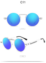 Load image into Gallery viewer, 2022 Classic New Punk Sunglasses Women Anti-reflective Mirror Round Metal Sun Glasses Vintage Men New Spring Glasses Uv400