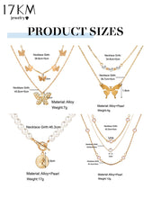 Load image into Gallery viewer, 2020 Elegant Flower Pearl Choker Necklaces For Women Gold Coin Bow Knot Pendant Necklace Long Chain Jewelry Party Gifts