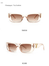 Load image into Gallery viewer, Retro Small Rectangle Sunglasses Candy Colors Gradient Sun Glasses Shades UV400
