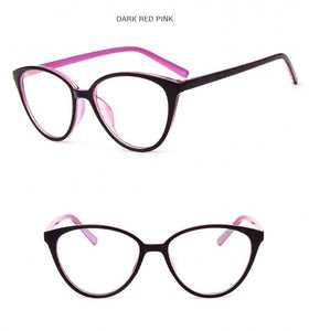 Women Spectacle Glass frame Anti Blu Rays Blue Light Blocking Female clear lens Girls nerd black red optical eyeglasses frame