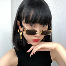 Load image into Gallery viewer, Brand Design Women Men Sunglasses Korean Fashion Retro European Sun glasses Cool Male  Same Style Personality UV400 Oculos de
