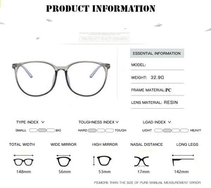 Anti Blue Light Glasses Blocking Filter Round Computer Glasses Men Women Super Light Frame Eyeglasses Pink Clear Spectacles