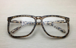 TinffGan Big Glasses Frame  Women large Eyeglasses Frame Men Eye Glasses Frames pc Spectacle black Eyewear oculos de grau