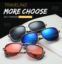 Load image into Gallery viewer, Iron Man 3 Matsuda TONY stark Sunglasses Men Rossi Coating retro Vintage Designer Sun glasses Oculos Masculino Gafas del UV400