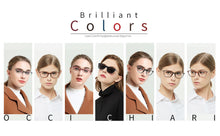 Load image into Gallery viewer, OCCI CHIAR Cat Eye Blue Light Glasses Frame Women Computer Glasses Decorative Myopia Prescription Eyeglasses Frames Fake Eyewear