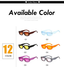 Load image into Gallery viewer, Fashion Square Sunglasses Luxury Brand Travel Small Rectangle Sun glasses Men Women Vintage Retro Oculos Lunette De Soleil Femme