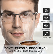 Load image into Gallery viewer, MERRYS Anti-Fog Blue Light Blocking Series Optical Prescription Glasses Lens CR-39 Resin Aspheric Glasses Anti Fog Lens