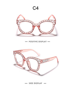 Square Vintage Optical Glasses Frames Men Women Myopia Frame Prescription Glasses Clear Lens Spectacle Frame