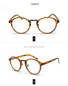 2022 Eye glasses Frame Women Men Transparent Round Spectacle Myopia Nerd Optical Glasses Frames Clear fake glasses Frame okulary