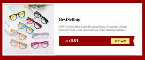 New Baby Anti-blue Light Glasses for Children Soft Frame Goggle Plain Silicone Glasses Kids Eye Fame Eywear Fashion