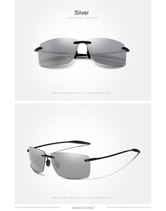 Rimless Sunglasses Men Ultralight High Quality Square Frameless Sun Glasses For Women Brand Designer Mirror Lens