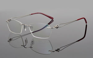Rimless glasses frame women eyeglasses myopia spectacle frames goggle Brand computer prescription eye glasses frames for women
