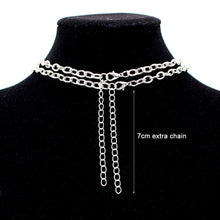 Load image into Gallery viewer, 2020 Women Streetwear CRY BABY Necklace two layers Gothic Letter Name Necklace Collar Gato Collier Femme Babygirl Necklace Gifts