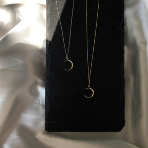 New Fashion Sweet Moon  Silver Plated  Jewelry Temperament Crescent Clavicle Chain Pendant Necklaces