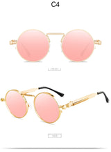 Load image into Gallery viewer, 2022 Classic New Punk Sunglasses Women Anti-reflective Mirror Round Metal Sun Glasses Vintage Men New Spring Glasses Uv400