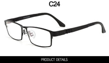 Load image into Gallery viewer, Business Titanium Alloy Full Rim Glasses Frame S6605 For Men&#39;s Prescription Spectacles Eyewear With Flexible TR90 Temples Legs