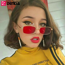 Carica l'immagine nel visualizzatore di Gallery, Moda blu occhiali da sole senza montatura donne 2022 UV400 lusso aviazione signore occhiali da sole occhiali tonalità zonnebril dames