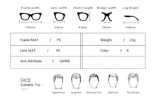 Load image into Gallery viewer, 2022 Sunglasses Women Gradient Fashion Brand Designer  retro square frame Women Sunglasses UV400 Black Shades oversized oculos