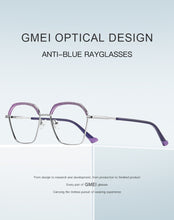 Load image into Gallery viewer, 2023 Trending Blue Light Blocking Women's Square Glasses Anti Radiation Protection Eyeglasses Female Optical Eyewear