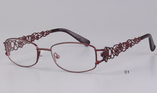Load image into Gallery viewer, Black red Eyewear for Prescription Eyeglasses Women Myopia full rim Glasses Frame Men montures de lunette Silicone stipule