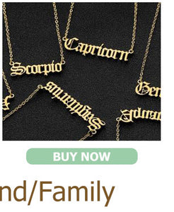Personalize Year Number Necklaces for Women Custom Year 1980 1989 2000 Birthday Gift from 1980 to 2019