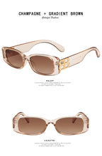 Load image into Gallery viewer, Cool B Logo Rectangle Sunglasses Women Fashion 2022 Brand Designer Color Gradient Lens Sun Glasses Party Beach Glasses UV400