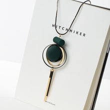 Load image into Gallery viewer, Bohemian Geometric Wood Handmade Vintage Tassel Long Sweater Chain Necklace Fashion Women Jewelry Accessories