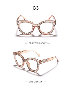 Square Vintage Optical Glasses Frames Men Women Myopia Frame Prescription Glasses Clear Lens Spectacle Frame