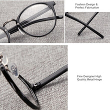 Load image into Gallery viewer, Prescription Glasses Nearsighted SPH -1.0 TO -6.0 Men Women Exquisite Round Frame Myopia Spectacles With Dioptre