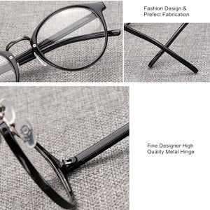 Prescription Glasses Nearsighted SPH -1.0 TO -6.0 Men Women Exquisite Round Frame Myopia Spectacles With Dioptre