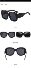 Load image into Gallery viewer, Fashion Oversized Square Sunglasses Women Vintage Gradient Eyewear Men Trending Green Purple Sun Glasses Shades UV400