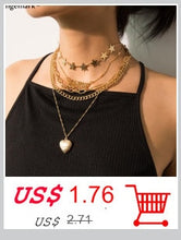 Carica l&#39;immagine nel visualizzatore di Gallery, Punk Unique Imitation Pearl Chain Necklace for Women Wedding Steampunk 2020 Gothic Twisted Chunky Thick Choker Necklace Jewelry