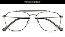 Load image into Gallery viewer, Classic Retro Double Beam Men Glasses Frames Metal Alloy Designer Pilot Frame For Myopia Reading Prescription Eyeglasses M1876